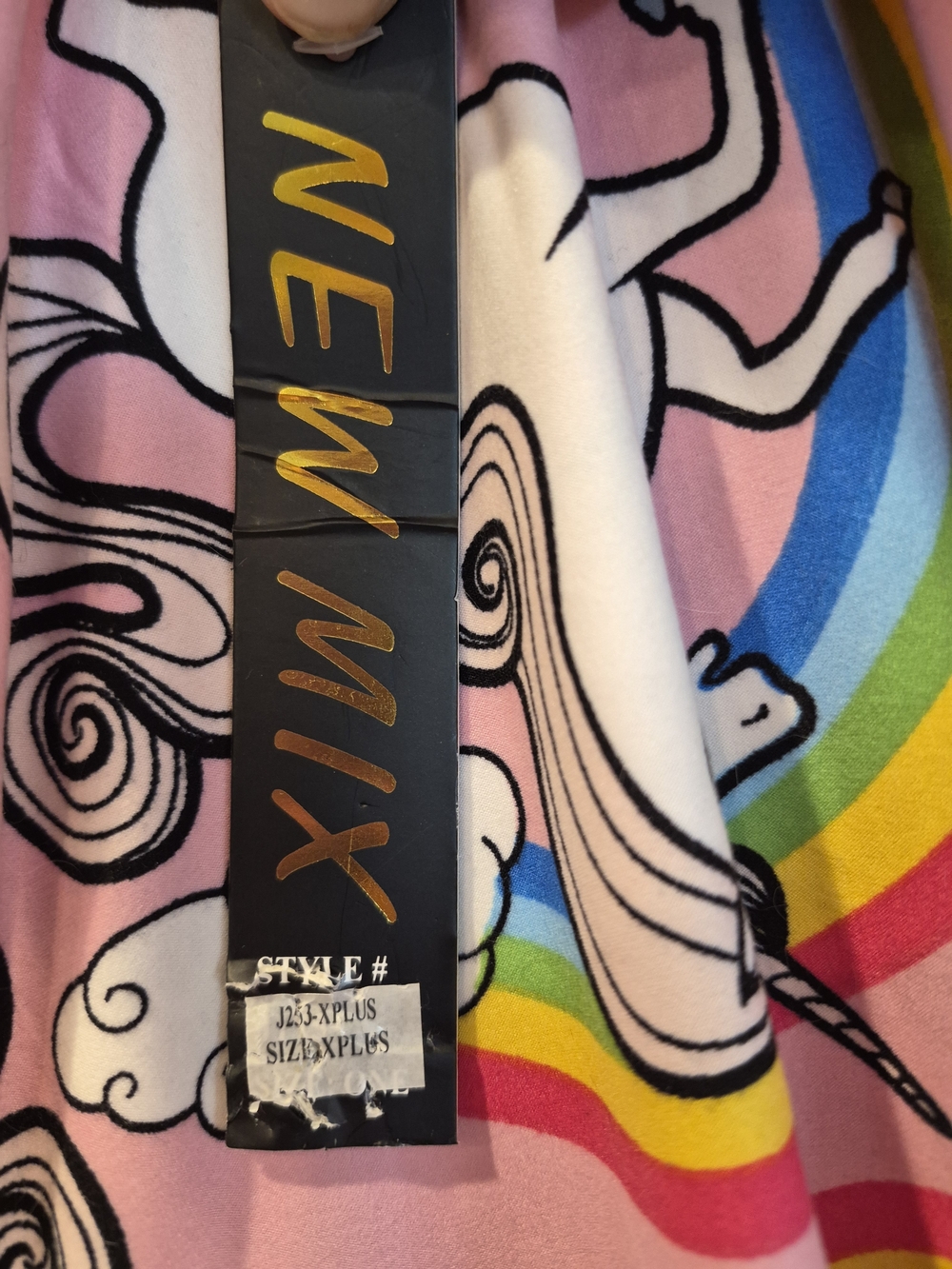 5/25 New Mix Pink Unicorn Rainbow Leggings - Picture 2 of 4